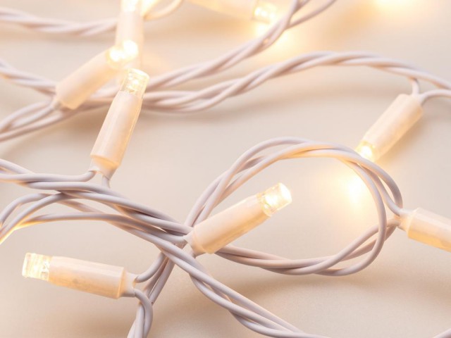 Светодиодная гирлянда ARD-STRING-CLASSIC-10000-WHITE-100LED-STD WARM (230V, 7W) (Ardecoled, IP65) фото:1