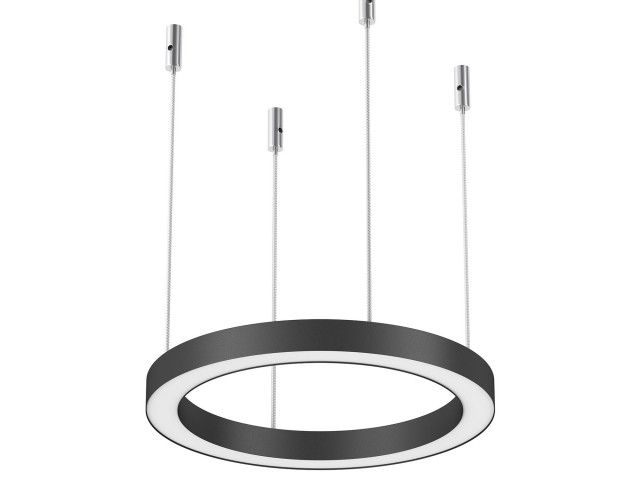 Светильник SP-LINE-HANG-ARC-O3535-D350-35W Warm3000 (BLACK, 230V) (Arlight, Металл) фото:1