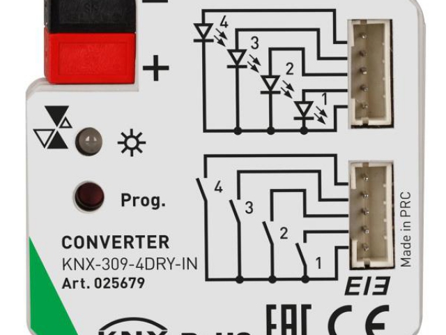 INTELLIGENT ARLIGHT Конвертер KNX-309-4DRY-IN (BUS) (IARL, IP20 Пластик, 2 года) фото:3