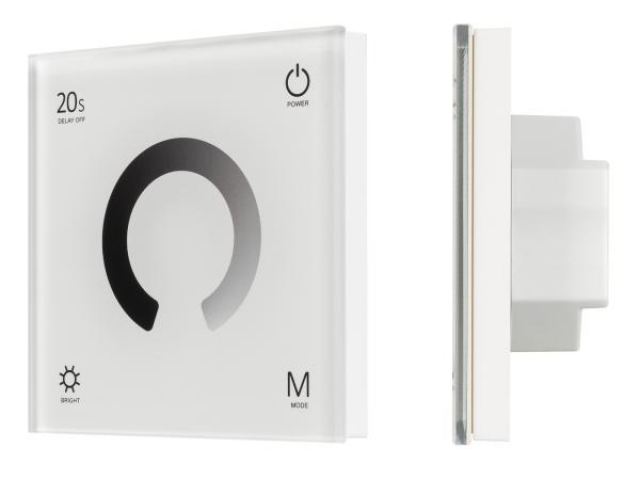 Панель SMART-P4-DIM-G-IN White (12-24V, 4x3A, Sens, 2.4G) (Arlight, IP20 Пластик, 5 лет) фото:8