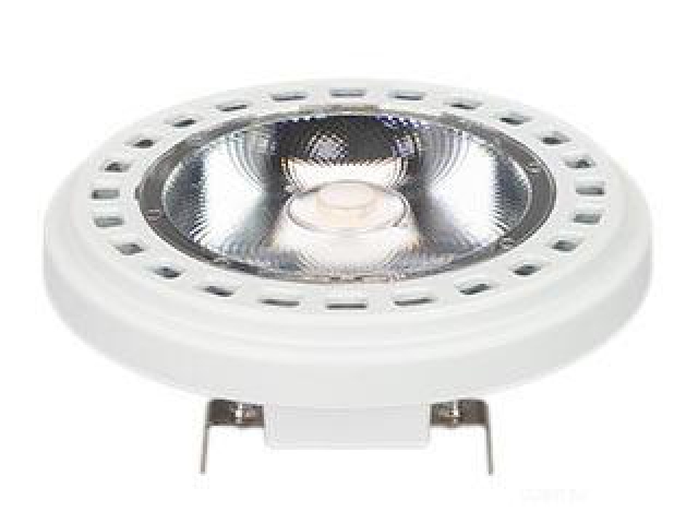 Лампа AR111-UNIT-G53-15W- Warm3000 (WH, 24 deg, 12V) (Arlight, Металл) фото:5