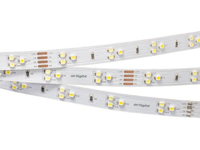 Лента RT 2-5000 24V White-TRIX 2x (3528, 450 LED, LUX) (Arlight, 7.6 Вт/м, IP20) фото:5
