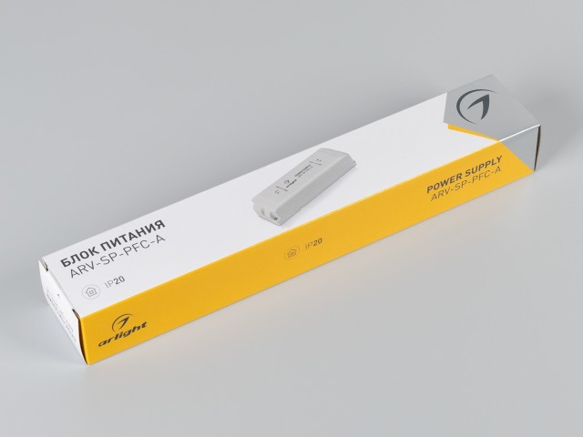 Блок питания ARV-SP-24180-PFC-A (24V, 7.5A, 180W) (Arlight, IP20 Пластик, 5 лет) фото:2