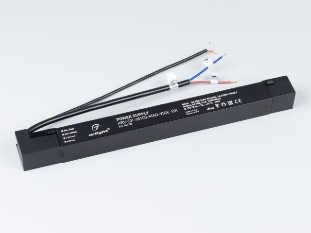 Блок питания ARV-SP-48100-MAG-VIBE-BK (48V, 2.1A, 100W) (Arlight, IP20 Пластик, 5 лет) фото:2