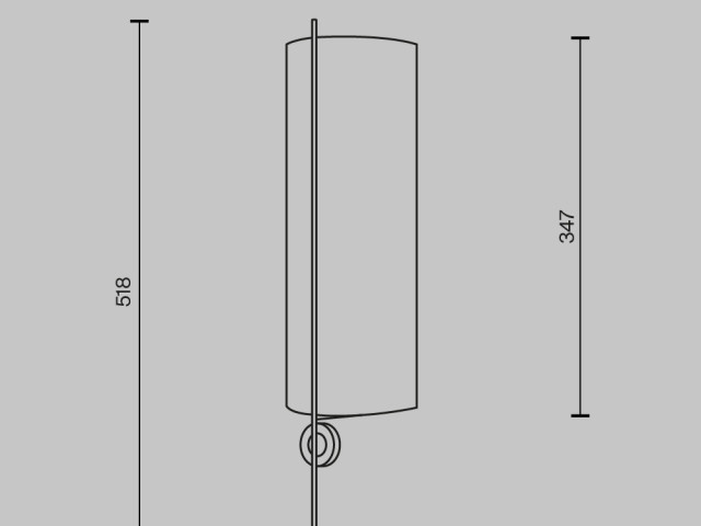 Настенный светильник (бра) Maytoni MOD437WL-02BG1 фото:1