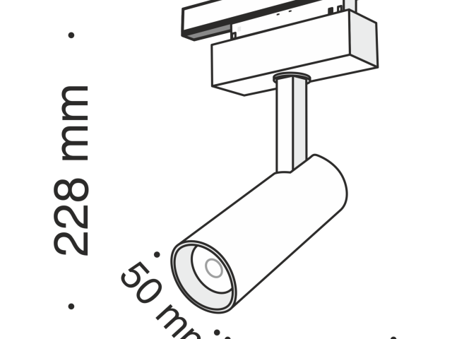 Трековый светильник Technical TR019-2-10W4K-B фото:3