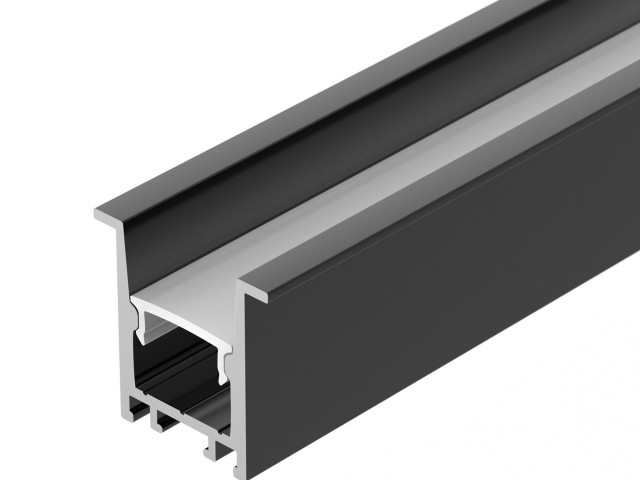 Профиль SL-COMFORT-2322-F-2000 ANOD BLACK (Arlight, Алюминий) фото:11