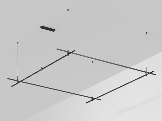 Основание ART-APRIORI-QUADRAT-HANG-3000x3000 (BK) (Arlight, IP20 Металл, 3 года) фото:1