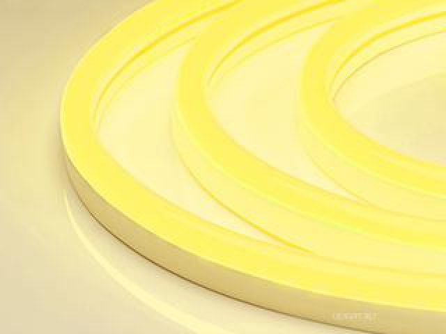 Лента герметичная WAVE-SIDE-A120-12x25mm 230V Yellow (12 W/m, IP67, 50m, wire x2) (Arlight, Грибовидная форма) фото:2