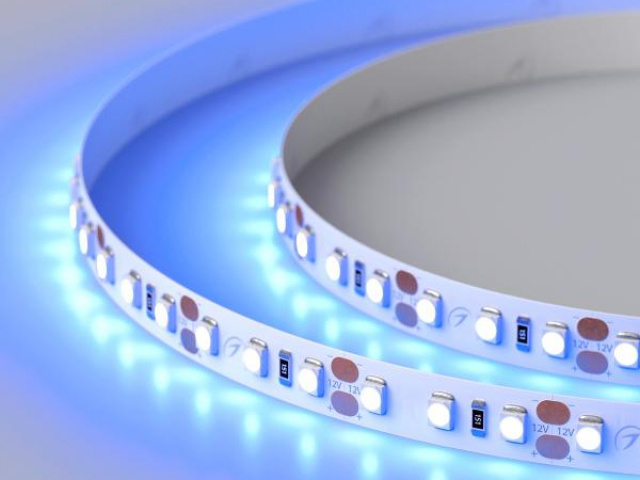 Лента RT 2-5000 12V Blue 2x (3528, 600 LED, LUX) (Arlight, 9.6 Вт/м, IP20) фото:4