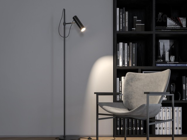 Напольный светильник (торшер) Maytoni MOD129FL-01B фото:2