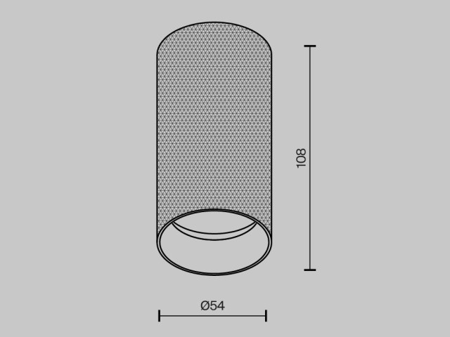 Потолочный светильник Technical C080CL-01-GU10-W фото:1