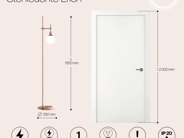 Напольный светильник (торшер) Maytoni MOD221-FL-01-G фото:3