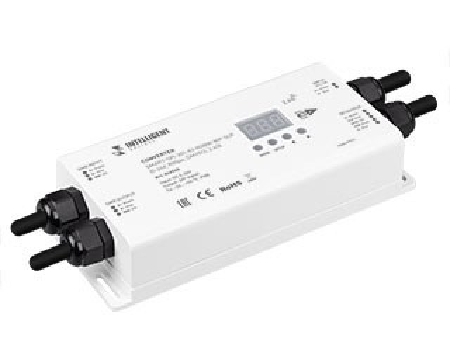 INTELLIGENT ARLIGHT Конвертер SMART-SPI-301-82-RGBW-WP-SUF (5-24V, 900pix, DMX512, 2.4G) (IARL, IP65 Пластик, 5 лет) фото:1