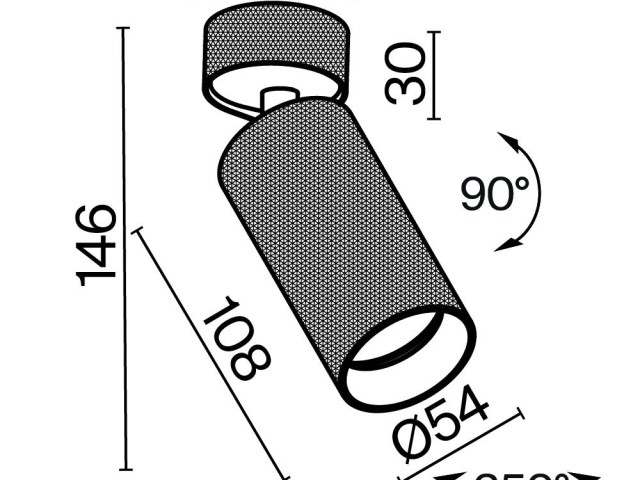 Потолочный светильник Technical C082CL-01-GU10-MG фото:6