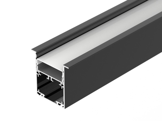 Профиль SL-LINIA52-3L-F-2000 ANOD BLACK (Arlight, Алюминий) фото:3