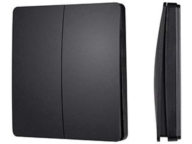 INTELLIGENT ARLIGHT Кнопочная панель KINETIC-801-22-2G-WP-SUF Black (No battery, IP67, 433Mhz) (IARL, IP67 Пластик, 3 года) фото:1