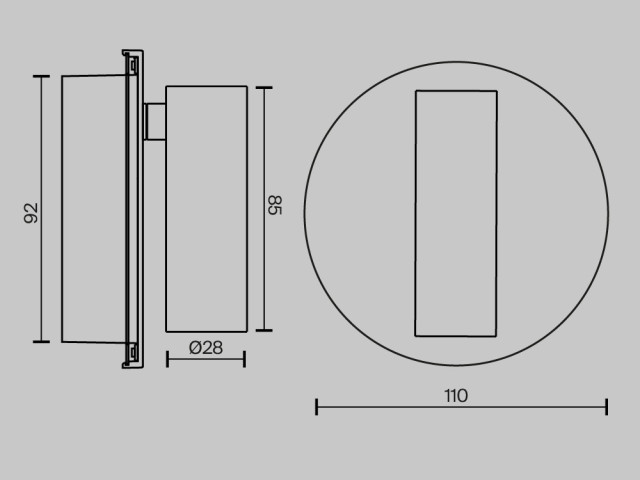 Настенный светильник (бра) Technical C176WL-9W-2.7-4K-B фото:4
