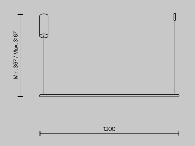 Подвесной светильник Maytoni MOD246PL-L24BSK фото:7