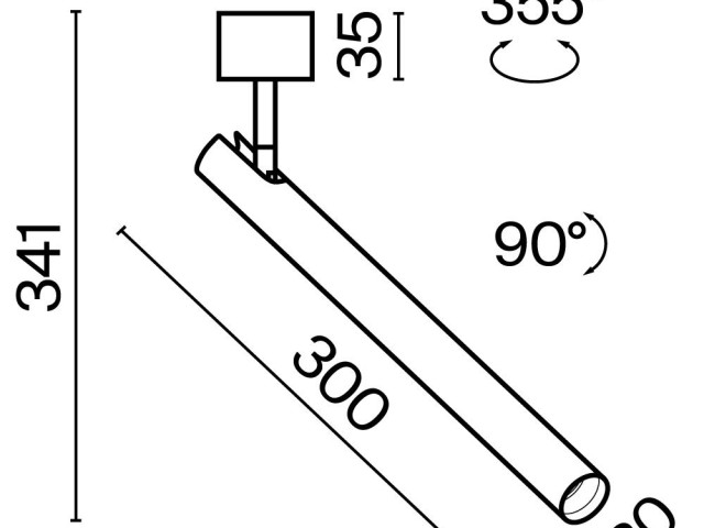 Потолочный светильник Technical C141CL-L300-6W3K-B фото:10