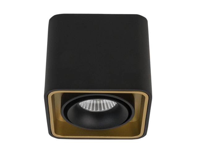 Накладной светодиодный светильник TUBING Black Gold фото:3