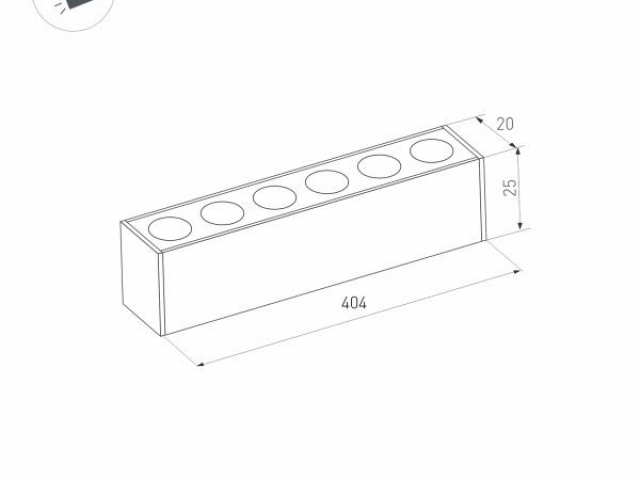 Светильник MAG-DOTS-25-L400-12W Warm3000 (BK, 30 deg, 24V) (Arlight, IP20 Металл, 5 лет) фото:24
