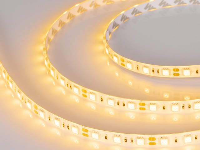 Лента RTW 2-5000SE 12V Yellow 2x (5060, 300 LED, LUX) (Arlight, 14.4 Вт/м, IP65) фото:13