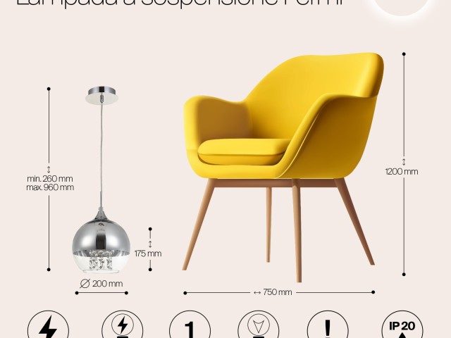 Подвесной светильник Maytoni P140-PL-110-1-N фото:22