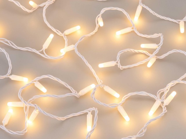 Светодиодная гирлянда ARD-STRING-CLASSIC-10000-WHITE-100LED-MILK-PULSE Warm (230V, 7W) (Ardecoled, IP65) фото:1