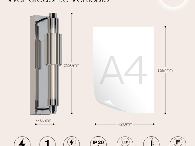 Настенный светильник (бра) Maytoni MOD308WL-L9CH3K фото:14