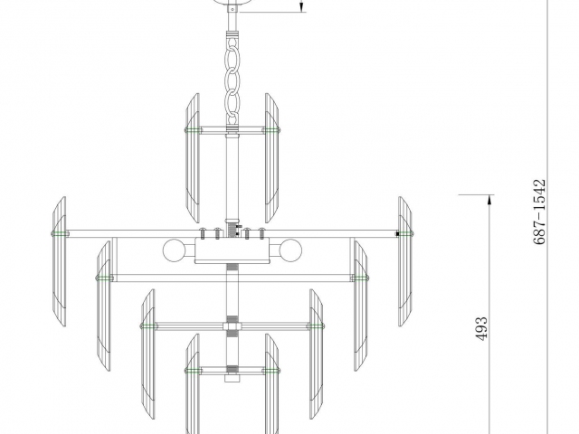 Подвесной светильник Maytoni DIA200PL-06G фото:8