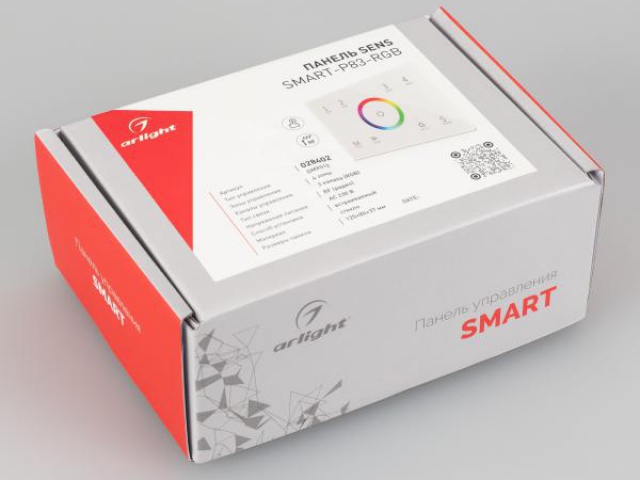 Панель Sens SMART-P83-RGB White (230V, 4 зоны, 2.4G) (Arlight, IP20 Пластик, 5 лет) фото:5