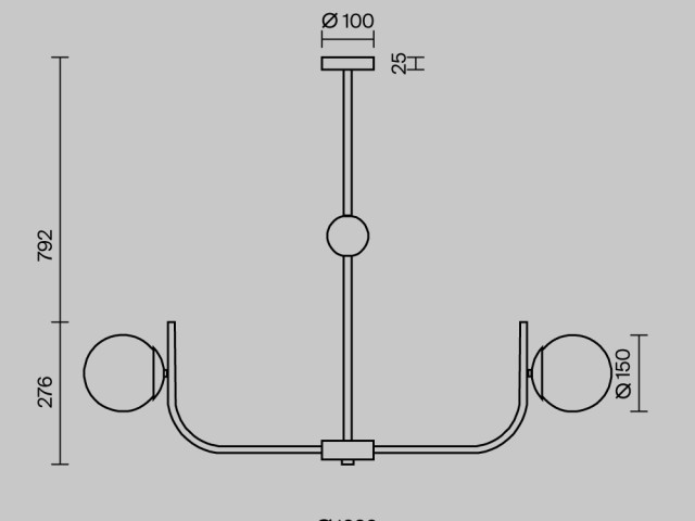 Подвесной светильник Maytoni MOD109PL-08BS фото:21