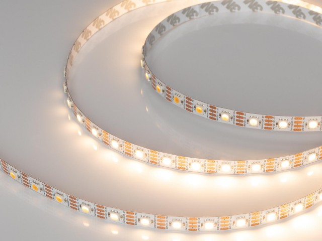 Лента SPI-B60-10mm 12V Warm2700-PX1-RAM (9.3 W/m, IP20, 5060, 5m) (Arlight, бегущий огонь) фото:3