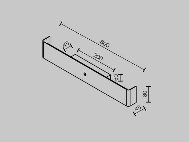 Настенный светильник (бра) Maytoni MOD492WL-L12BK фото:1