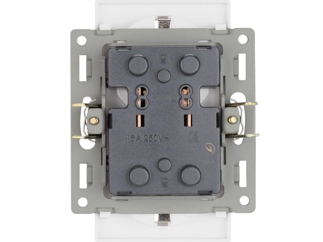 Механизм электрической розетки SCT-MEUD-PL-WH (250V, 16A) (Arlight, -) фото:1