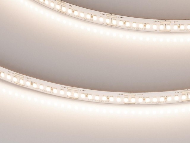 Лента MICROLED-M320-8mm 24V Warm3500 (8 W/m, IP20, 2216, 5m) (Arlight, 130 лм/Вт) фото:2