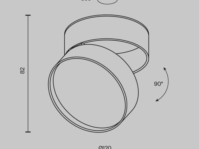 Потолочный светильник Technical C024CL-L18W фото:9