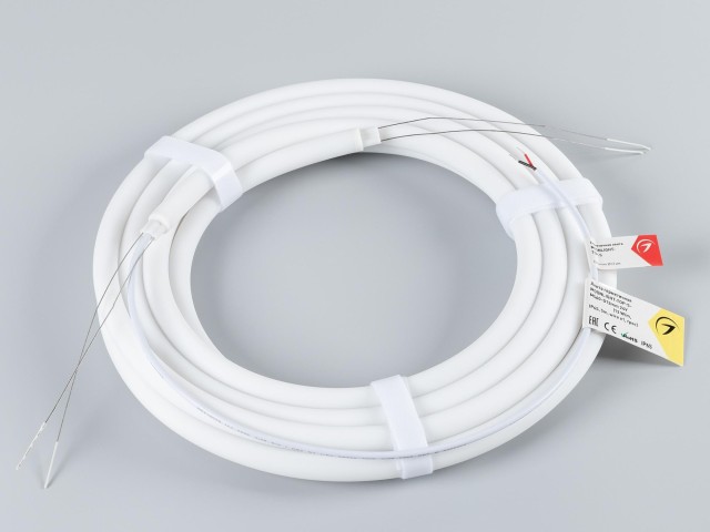 Лента герметичная MOONLIGHT-TOP-S-M560-D13mm 24V Day4300 (13 W/m, IP65, 5m, wire x1, трос) (Arlight, Вывод прямой, 3 года) фото:5