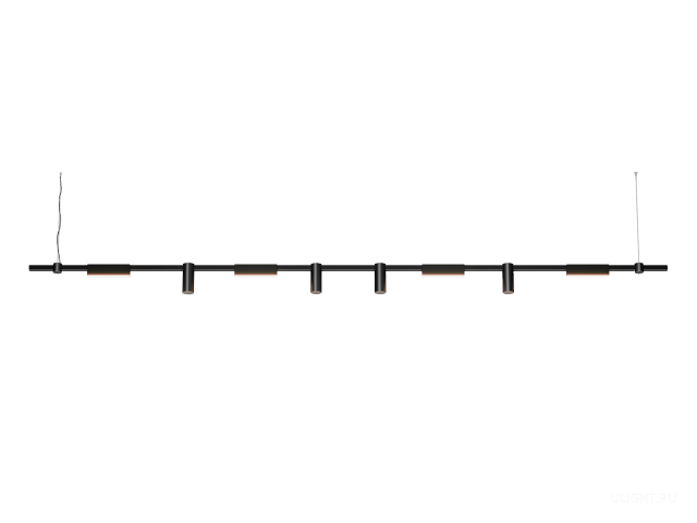 Подвесной светильник HOKASU PL10 (RAL9005/3000mm – 200mm/LT70/120deg – D55/140mm – 4K/64W) фото:1