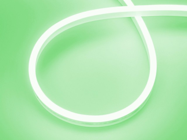 Лента герметичная AURORA-PS-A120-12x6mm 24V Green (10 W/m, IP65, 2835, 5m) (Arlight, Силикон) фото:4