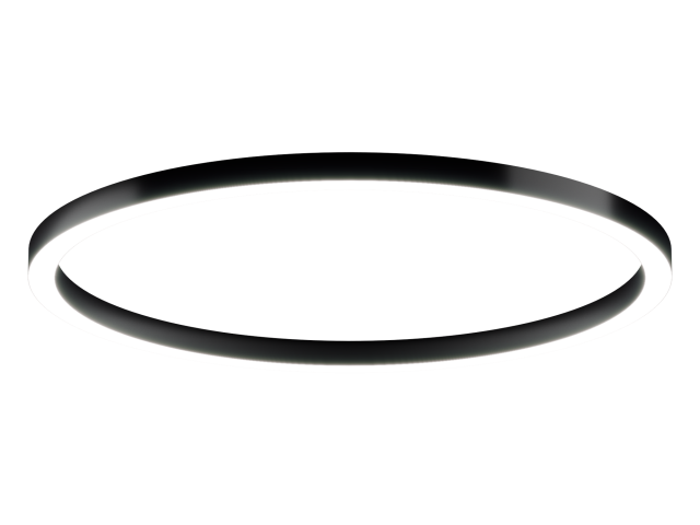 Светильник 6063 кольцо (RAL9005/1400mm/LT70 — 4K/132W) фото:1