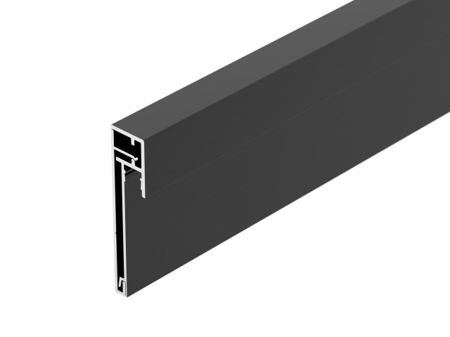 Профиль PLINTUS-H54B-2000 BLACK (Arlight, Алюминий) фото:7