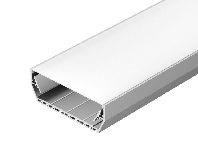 Профиль с экраном ALU-POWER-116-2000 ANOD+FROST (Arlight, Алюминий) фото:5