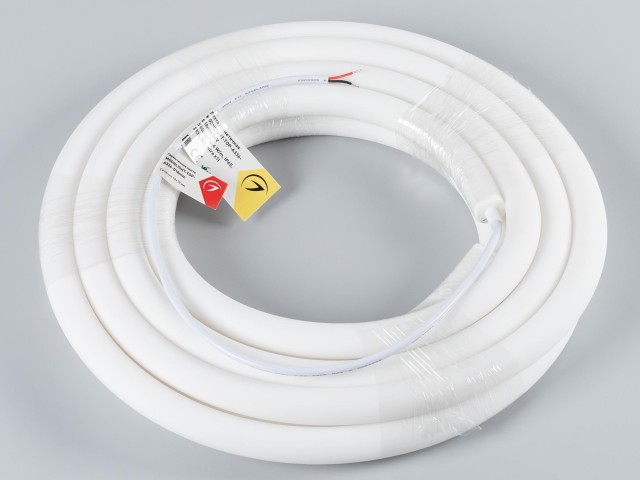 Лента герметичная MOONLIGHT-TOP-A336-D18mm 24V Warm2300 360deg (14.4 W/m, IP65, 2835, 5m, wire x1) (Arlight, Вывод прямой, 3 года) фото:1