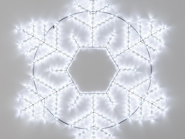 Фигура ARD-SNOWFLAKE-M10-1000x900-504LED White (230V, 31W) (Ardecoled, IP65) фото:2