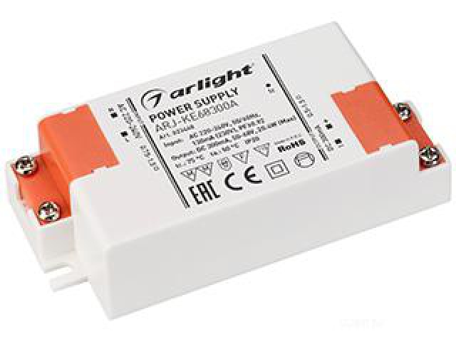 Блок питания ARJ-KE68300A (20W, 300mA, PFC) (Arlight, IP20 Пластик, 5 лет) фото:3