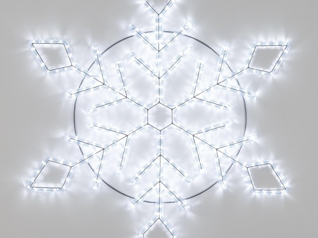 Фигура ARD-SNOWFLAKE-M9-900x900-360LED White (230V, 22W) (Ardecoled, IP65) фото:4