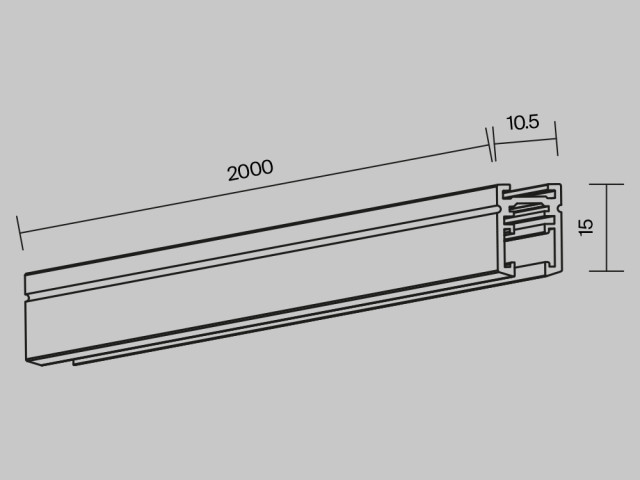 Шинопровод накладной/подвесной Technical TRX184-112B фото:45