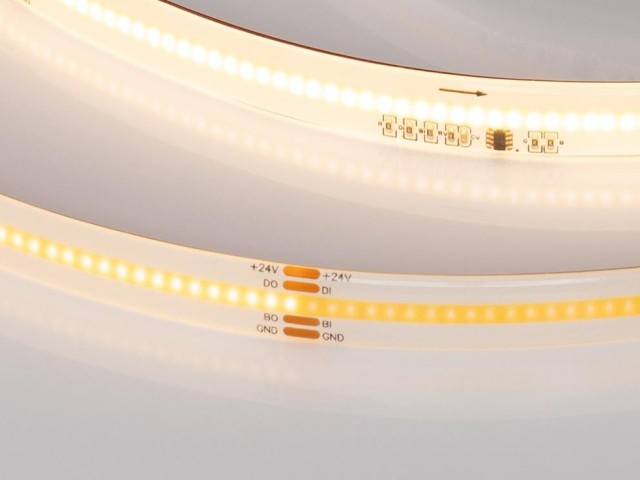 Лента герметичная SPI-COB-SE-X378-12mm 24V Warm2700-PX63-BPT (7 W/m, IP65, 5m) (Arlight, бегущий огонь) фото:7